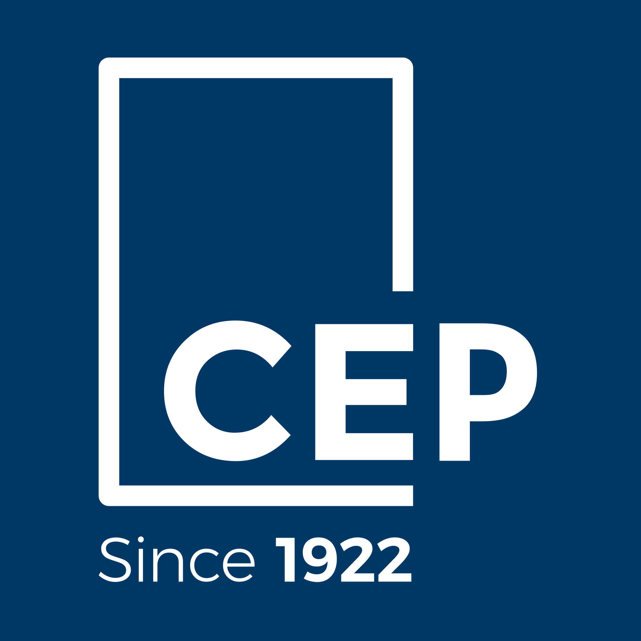 CEP Logo Since 1922 500x500